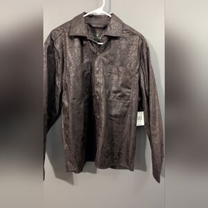 Saints Studio Men's Brown button down shirt- NWT